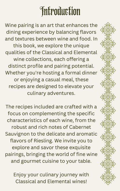 Epicurean Pairings: Eine kulinarische Reise mit klassischen und elementaren Weinen